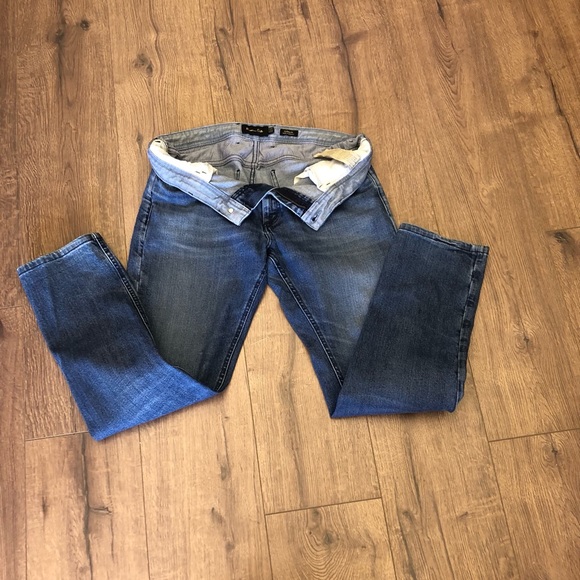 MASSIMO DUTTI MENS STRAIGHT LEG CASUAL FIT BLUE JEANS - Picture 4 of 8